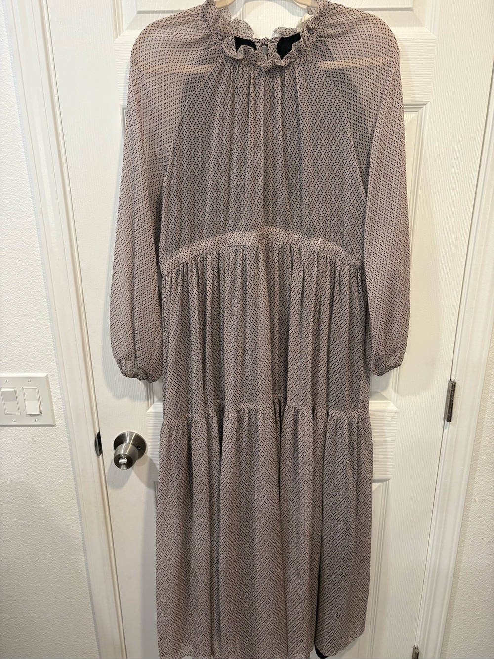 Long Sleeve Tiered Dress